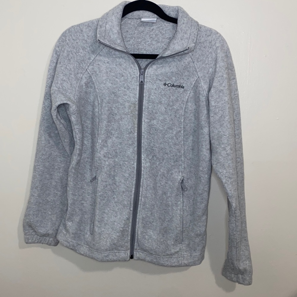 🐚Grey Columbia zip up! - Picture 2 of 8